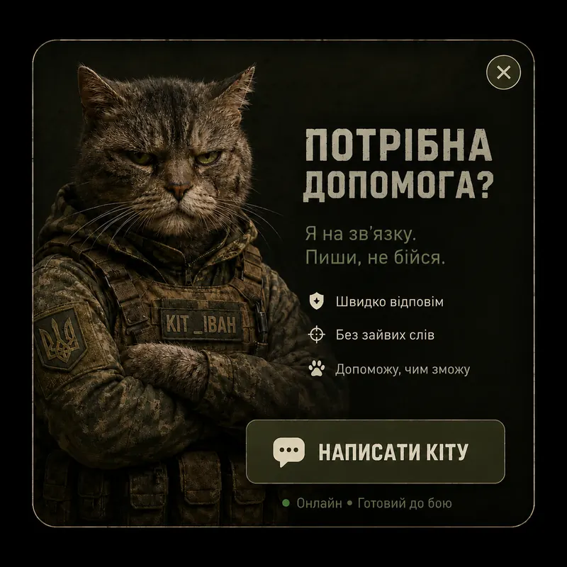 КІТ ІВАН — помічник ODV